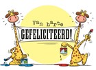 funny mail van harte gefeliciteerd giraffe
